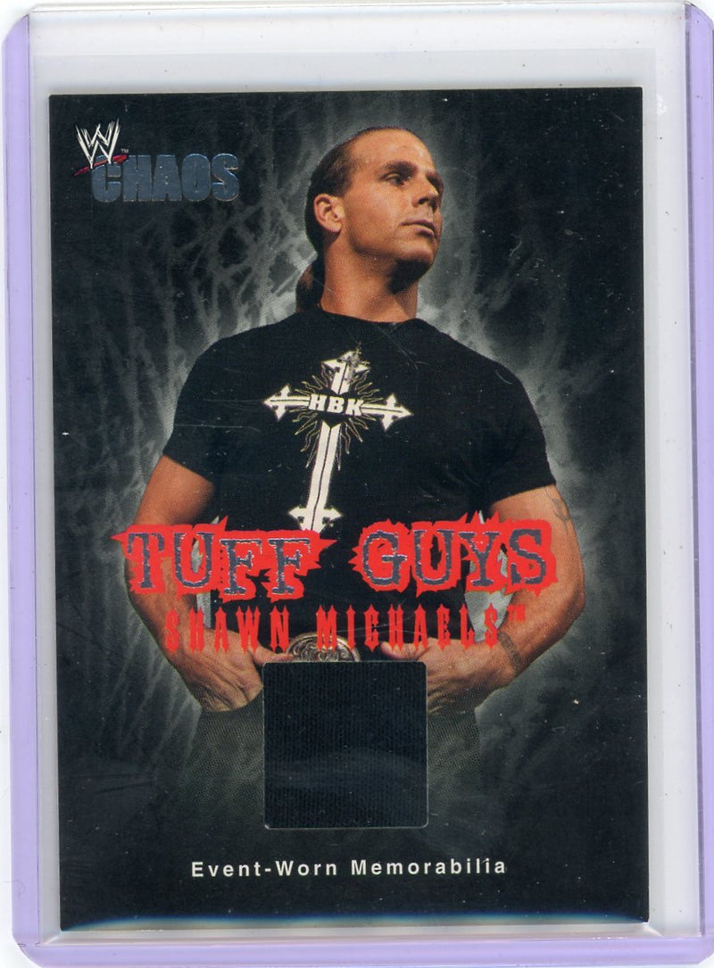Shawn Michaels 2004 Fleer WWE Chaos Tuff Guys Relic