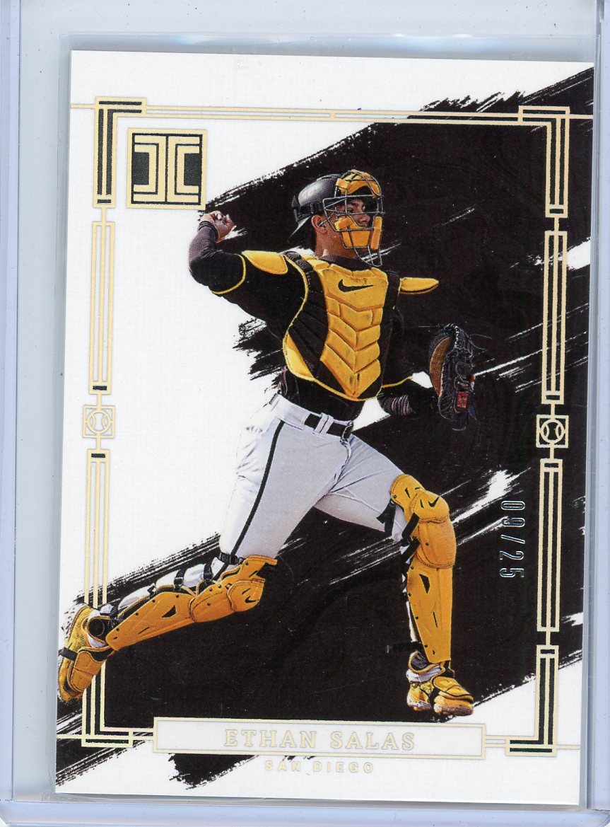 Ethan Salas 2024 Panini Impeccable silver #'d 09/25