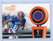 Jerry Rice 2002 Playoff Piece of the Game auth. game-used jersey relic #'d 176/250