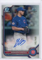 Brandon Birdsell 2022 1st Bowman Chrome Draft autograph refractor #'d 149/499