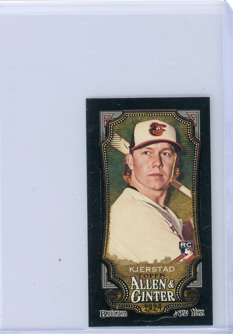 Heston Kjerstad 2024 Topps Allen & Ginter mini black border rookie card