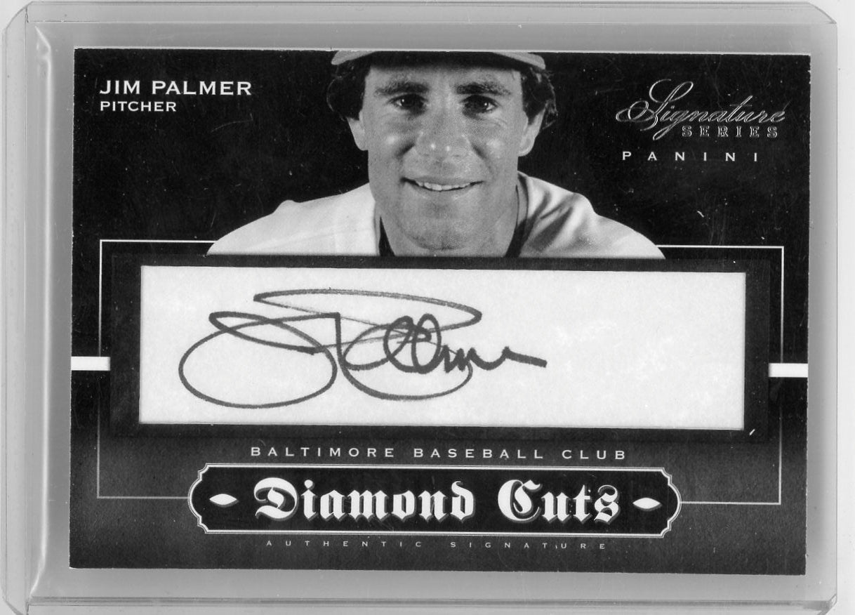 Jim Palmer 2012 Panini Signature Series Diamond Cuts #'d 20/25