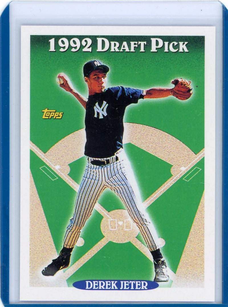 Derek Jeter 1993 Topps Draft Pick rookie card NM/M