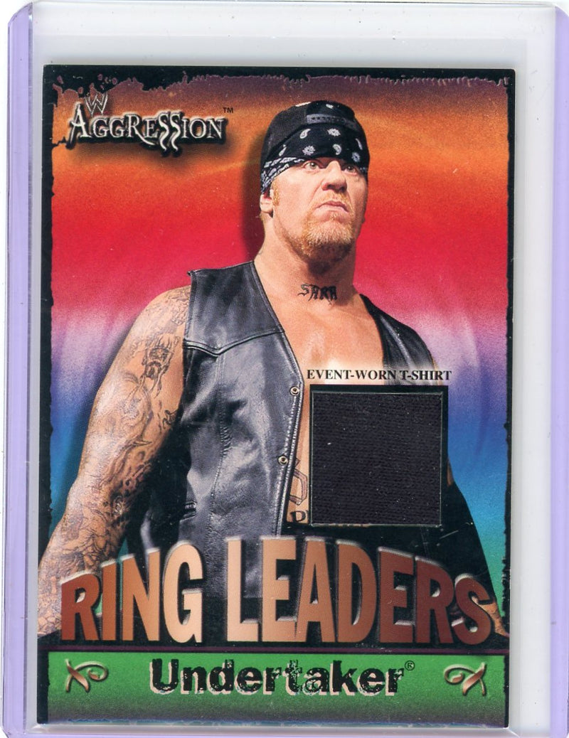Undertaker 2003 Fleer WWE Aggression Ring Leaders Relic