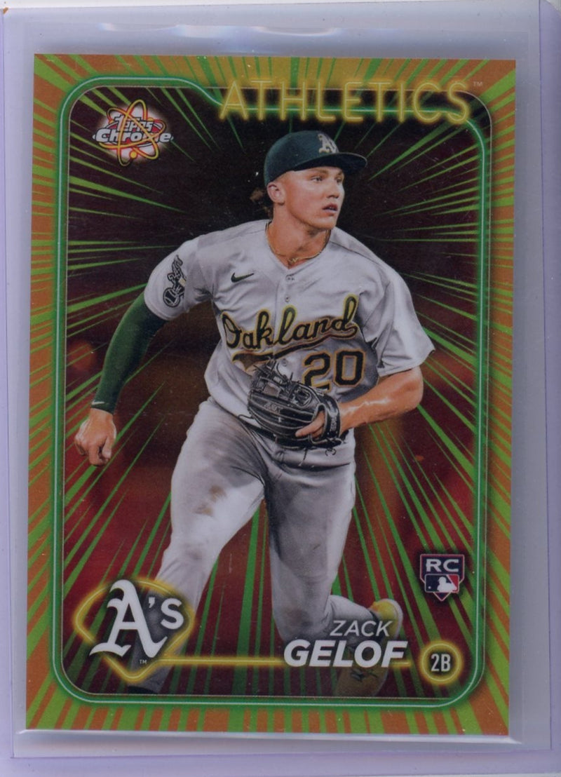 Zack Gelof 2024 Topps Chrome Radiating Rookies SSP