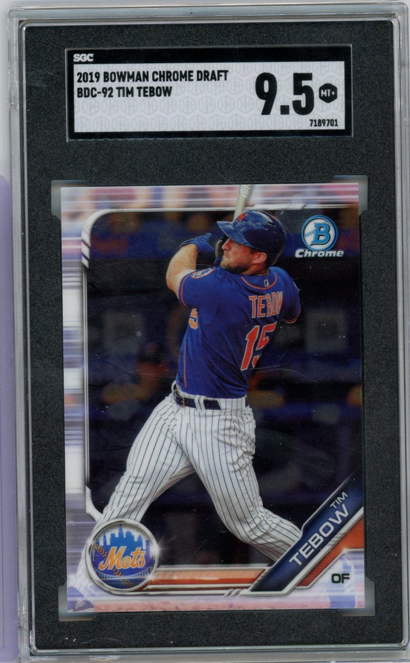 Tim Tebow 2019 Bowman Chrome Draft 