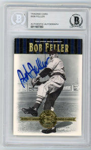 Bob Feller 2001 Upper Deck 1962 Cooperstown Collection Autograph BGS Authentic