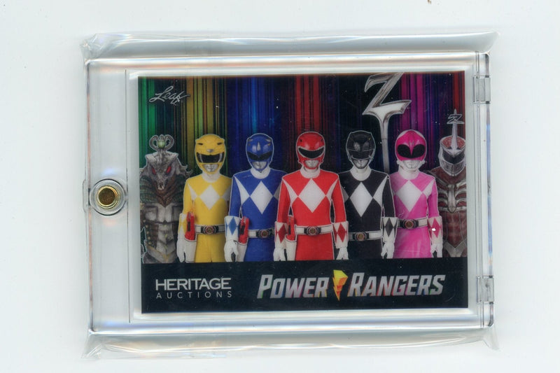 Power Rangers 2024 Leaf Heritage Auctions Hasbro NSCC Promo 