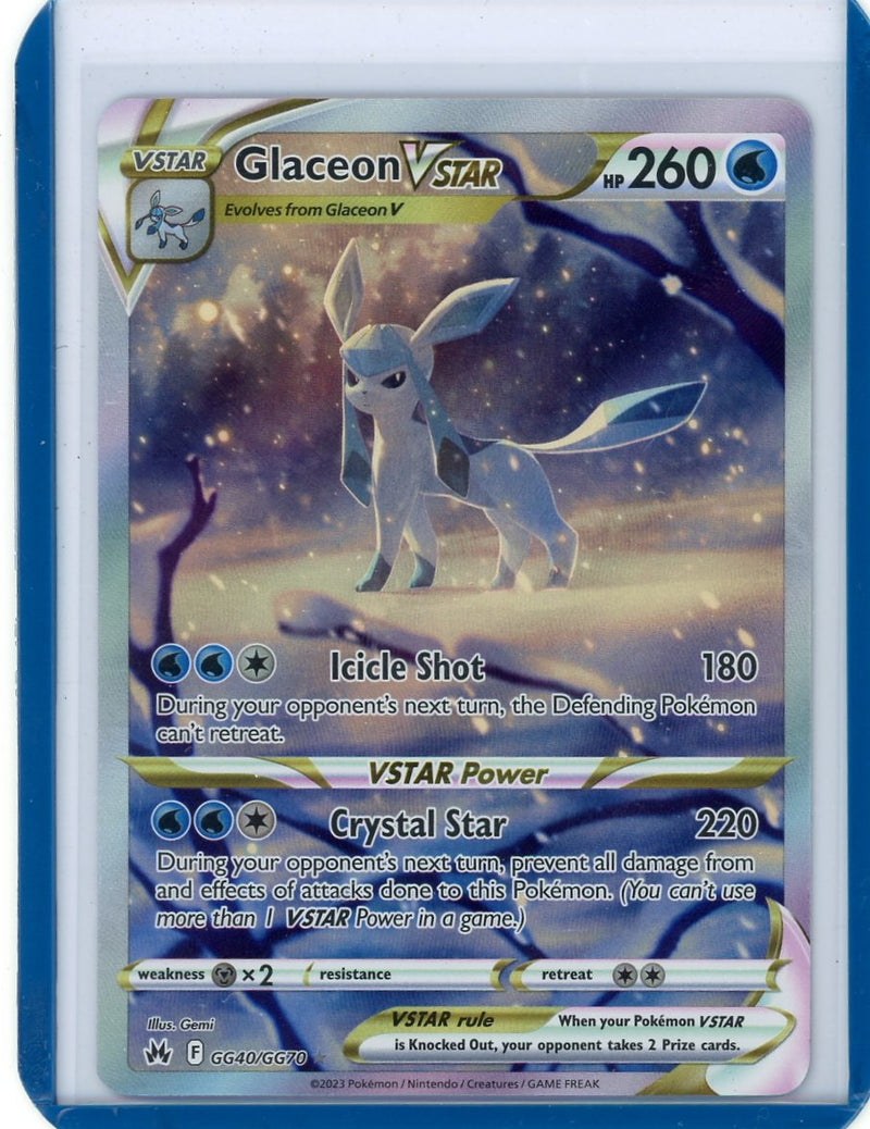 Glaceon Vstar Pokémon Crown Zenith Galarian Gallery 