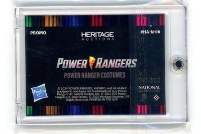 Power Rangers 2024 Leaf Heritage Auctions Hasbro NSCC Promo #'d 147/500