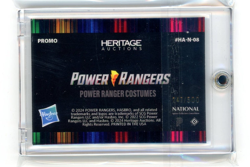 Power Rangers 2024 Leaf Heritage Auctions Hasbro NSCC Promo 