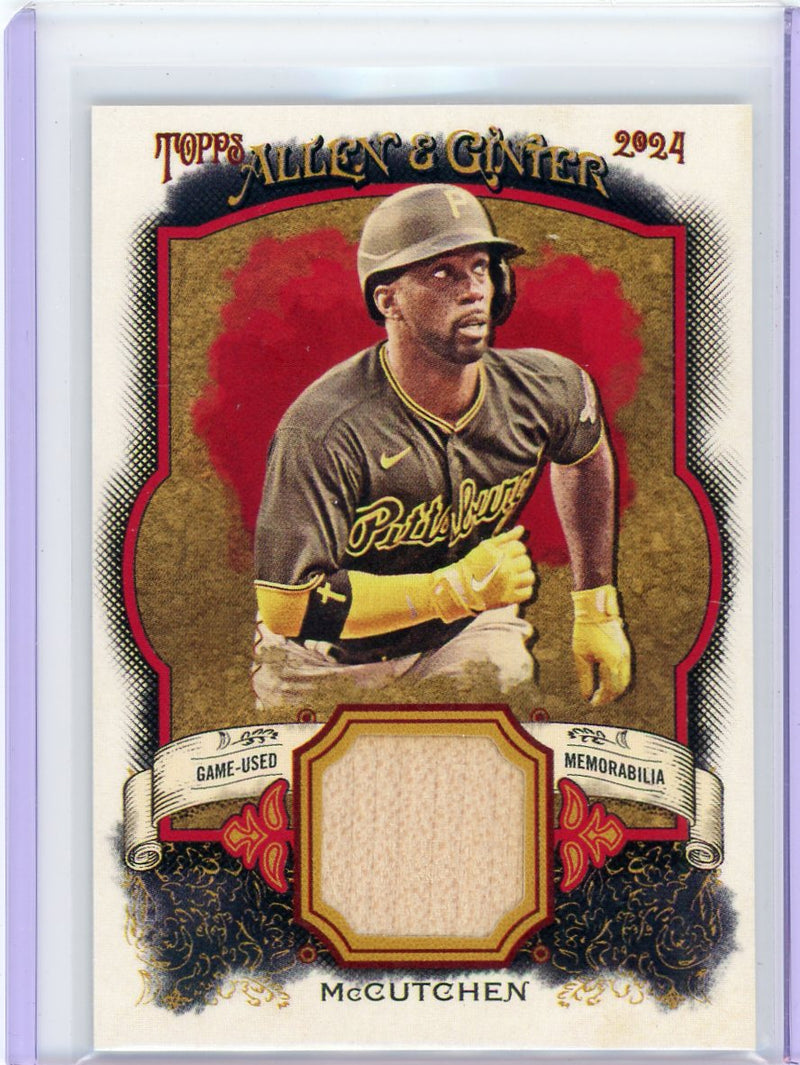 Andrew McCutchen 2024 Topps Allen & Ginter game-used bat relic