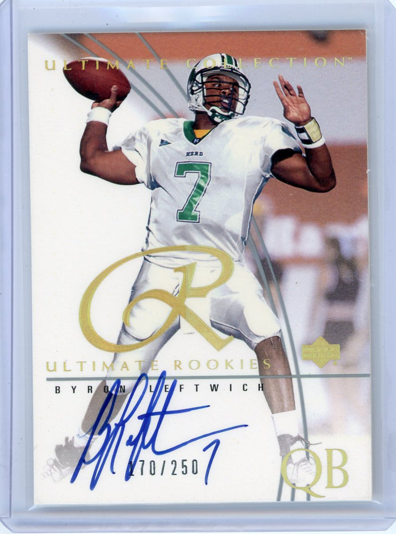 Byron Leftwich 2003 Upper Deck Ultimate Collection autograph rookie card 