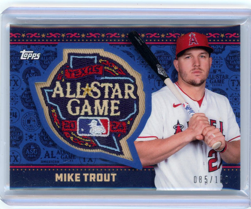 Mike Trout 2024 Topps ASG Patch 