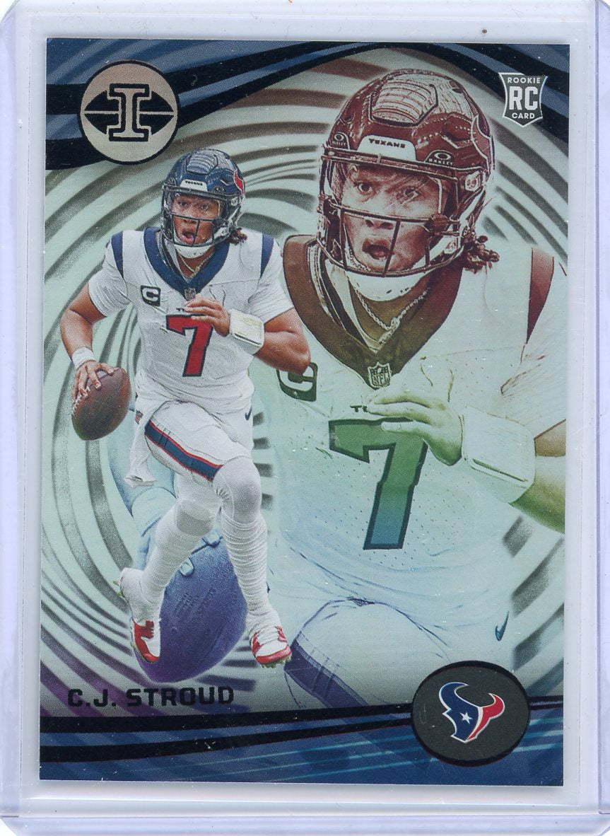 CJ Stroud 2023 Panini Illusions foil rookie card