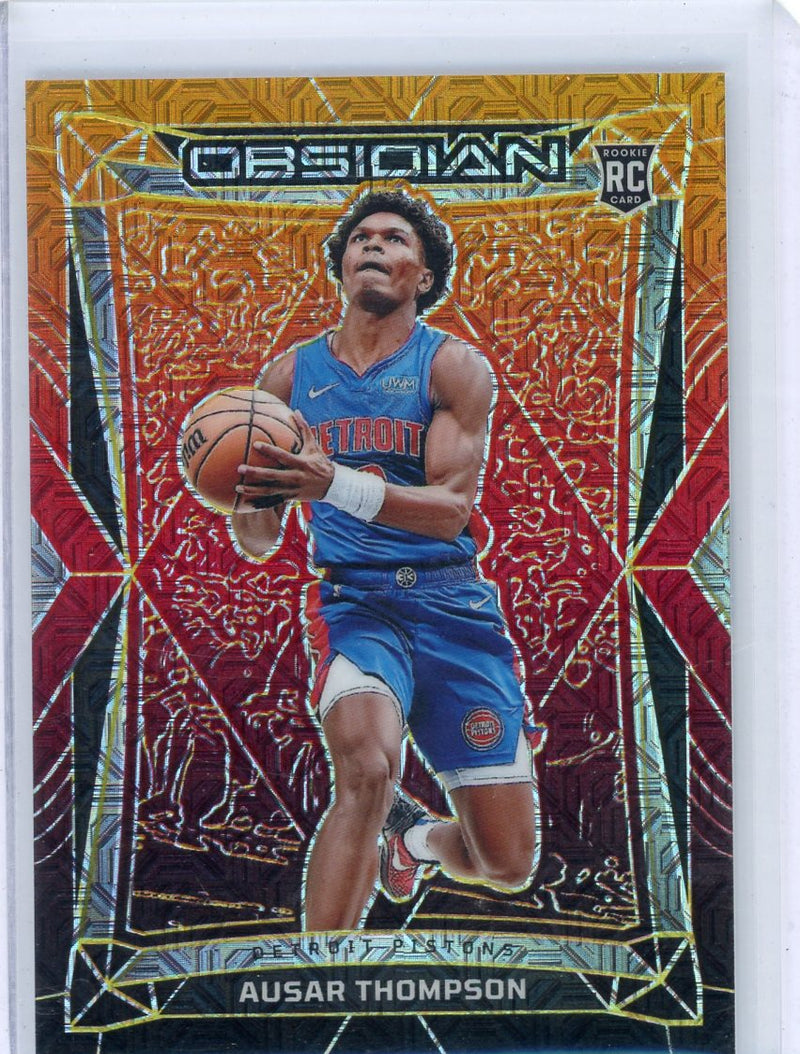 Ausar Thompson 2023 Panini Obsidian Molten Mojo Gold Rookie 