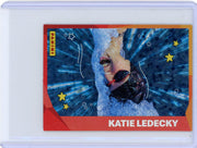 Katie Ledecky 2024 Panini Family blue foil