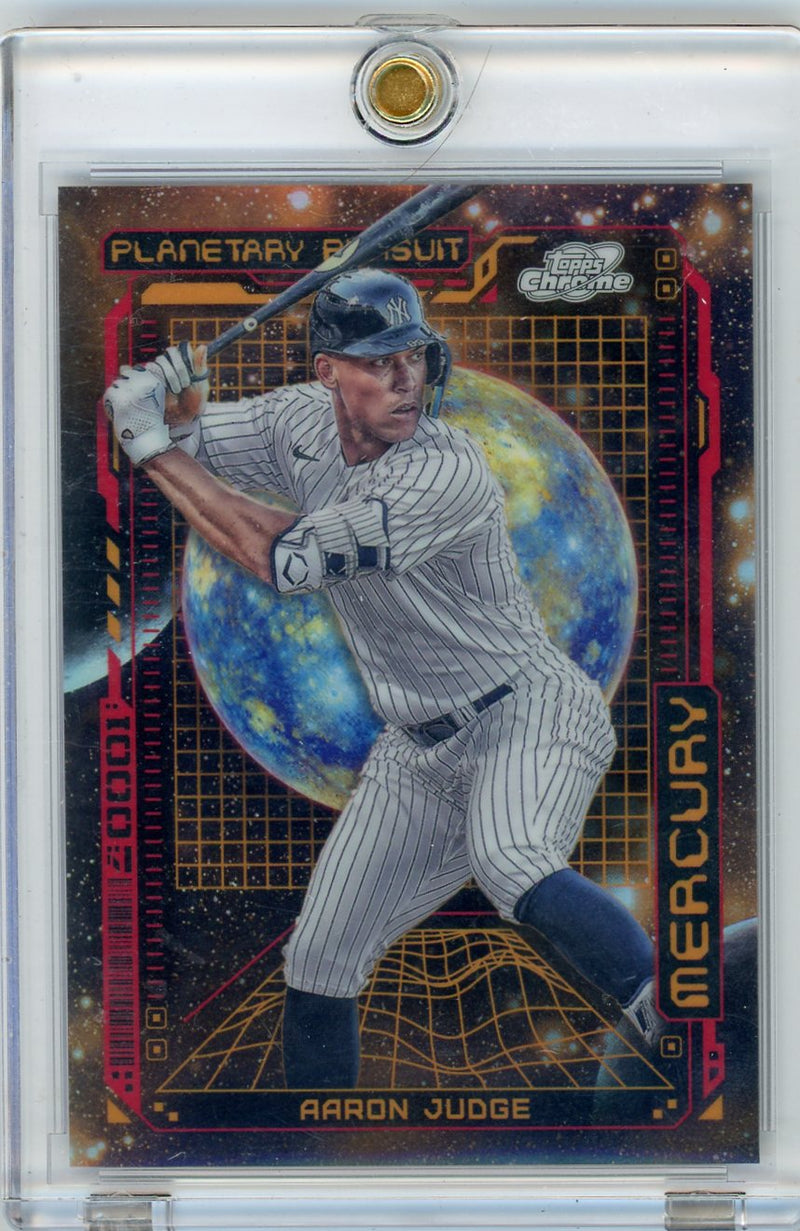 Aaron Judge 2023 Topps Chrome Cosmic Planetary Persuit Mercury SSP