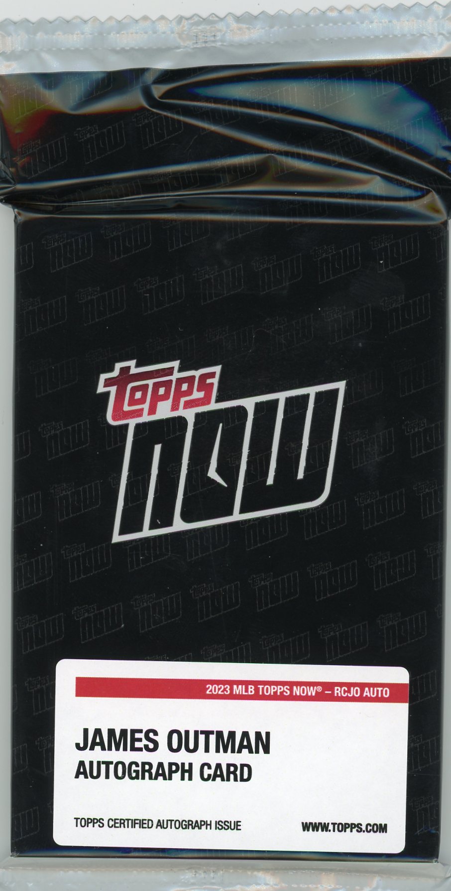 James Outman 2023 Topps Now Rookie Cup On Card Auto #'d 99 or Less