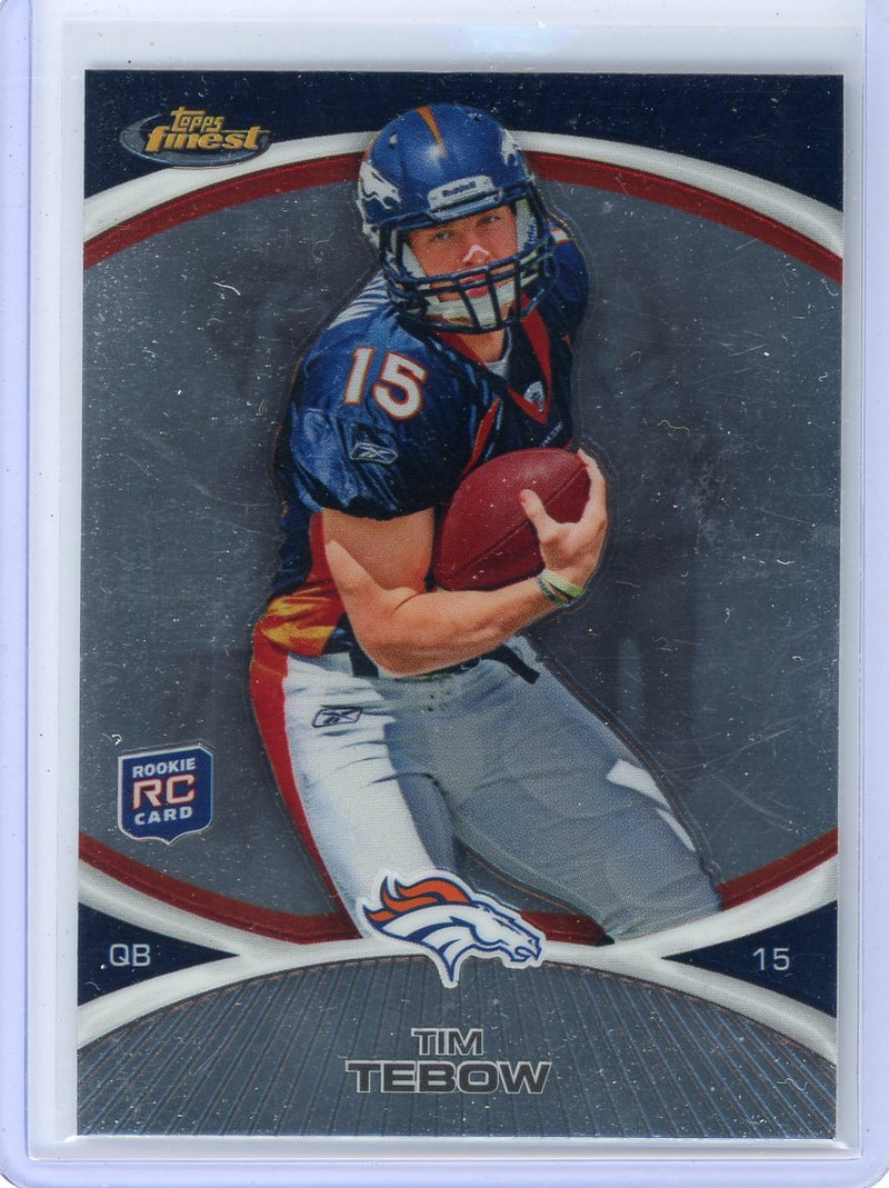 Tim Tebow 2010 Topps Finest rookie card