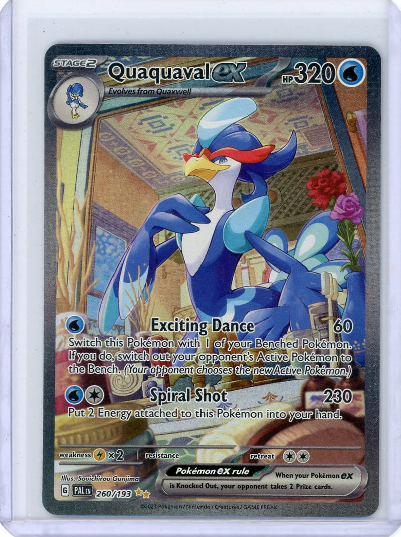 Quaquaval EX 2023 Pokemon rare holo 260/193