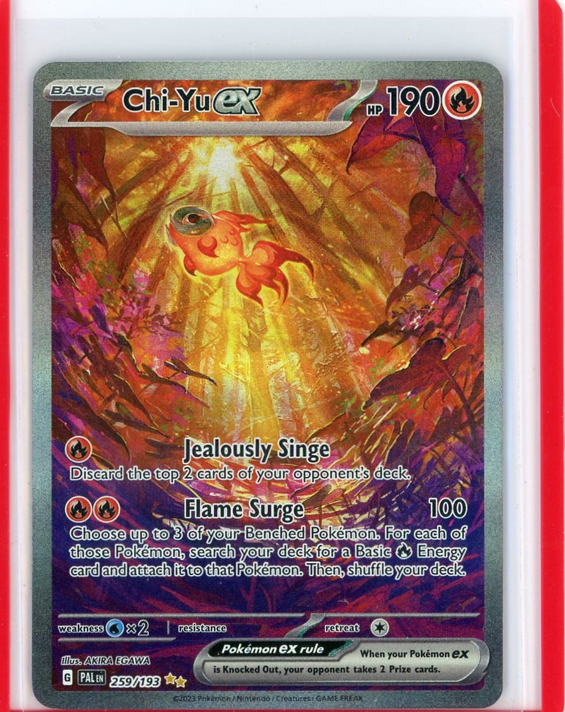 Chi-Yu EX 2023 Pokemon rare holo 259/193