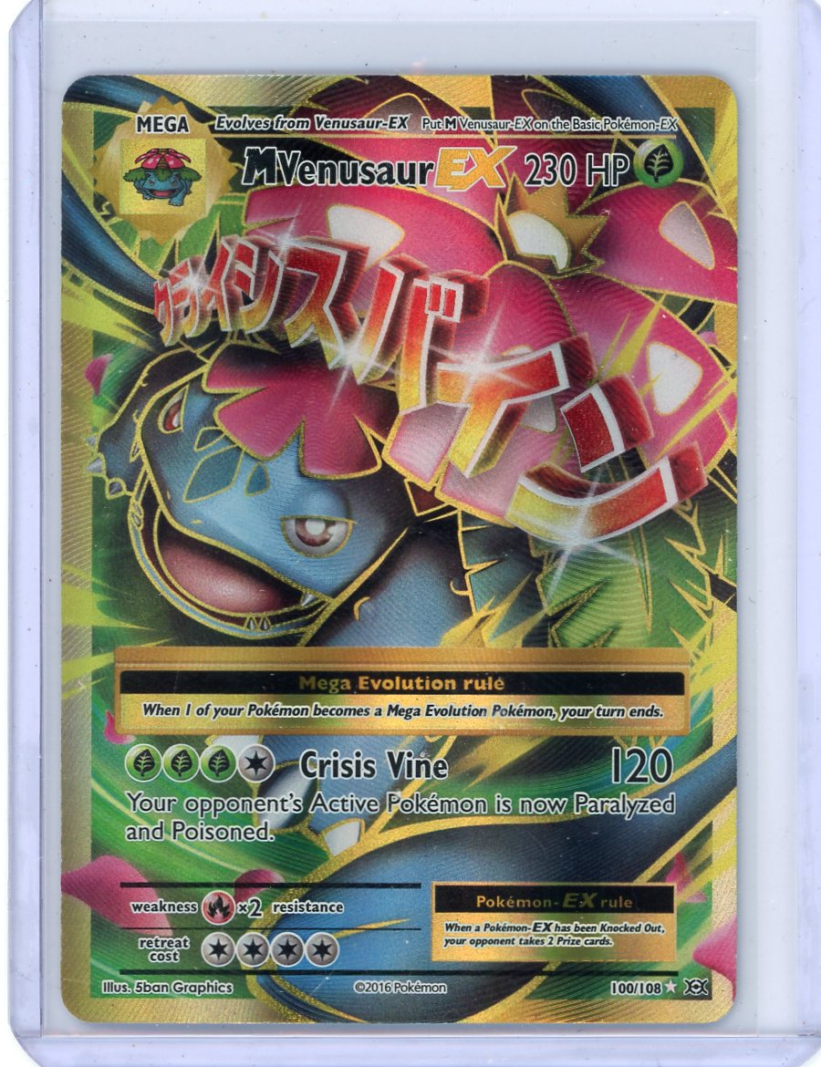 Mega Venusaur EX Pokémon Evolutions #100/108