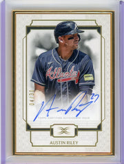 Austin Riley 2024 Topps Definitive Collection Framed Autograph #'d 04/30