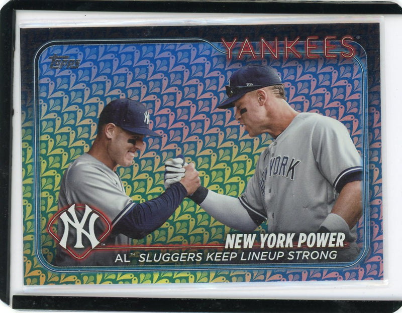 New York Yankees checklist 2024 Topps Easter Holiday foil
