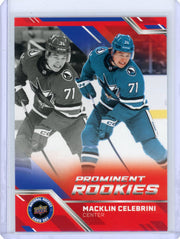 Macklin Celebrini 2024-25 Upper Deck National Hockey Card Day Prominent Rookies