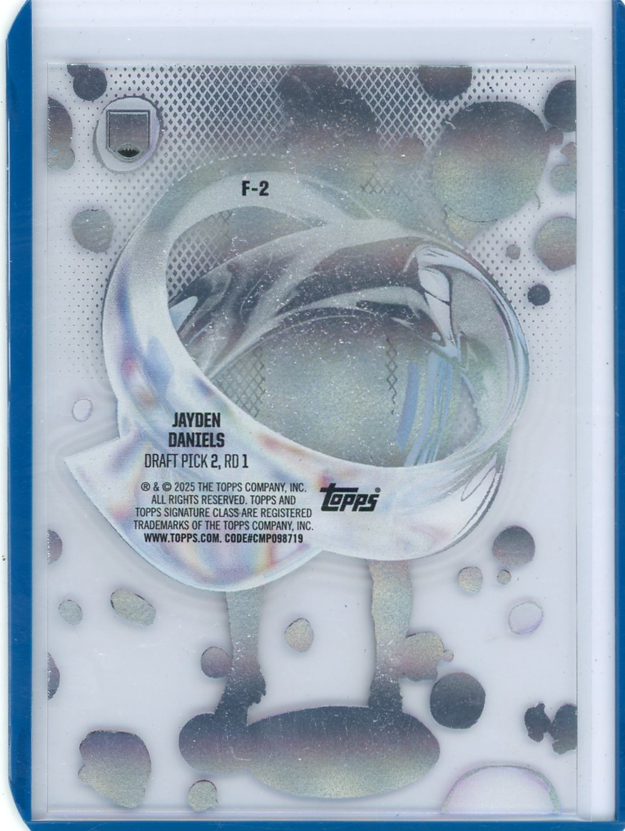 Jayden Daniels 2024 Topps Signature Class Fluidity SSP