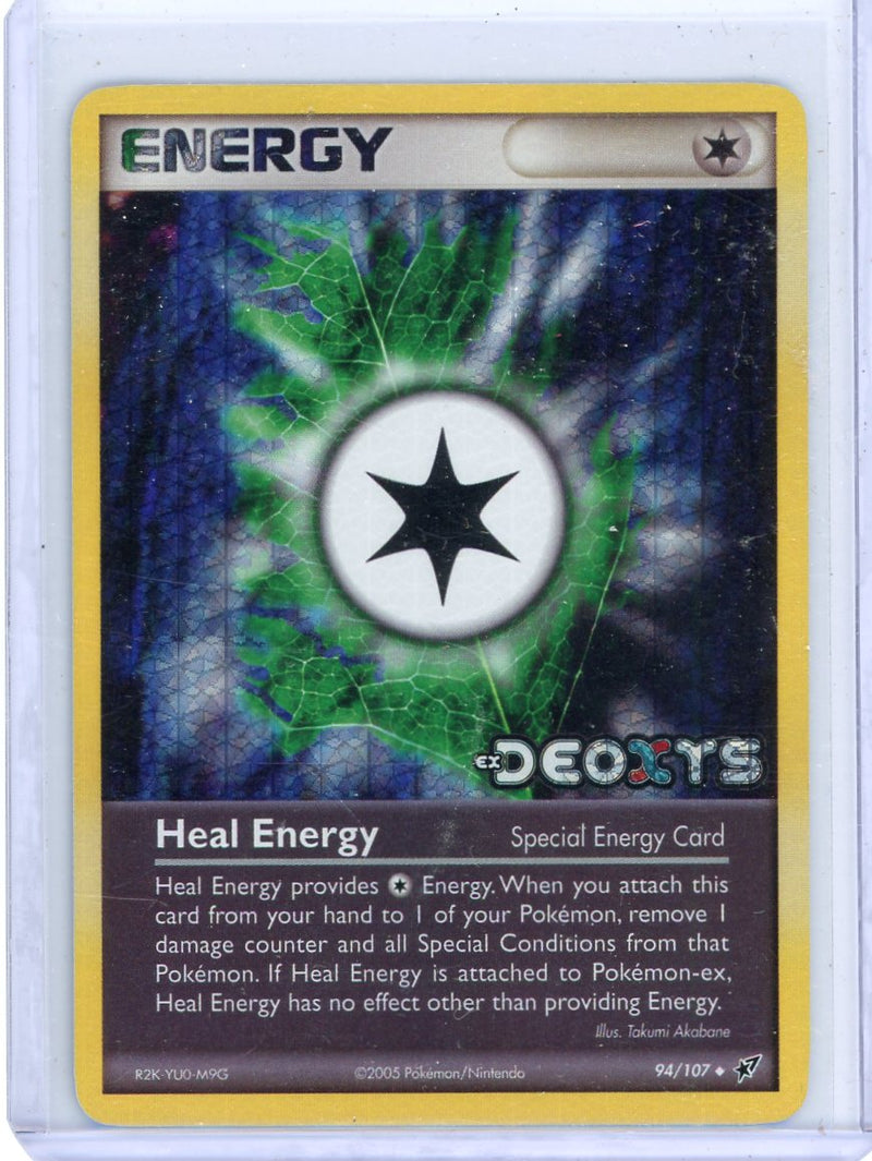 Heal Energy 2005 Pokemon EX Deoxys Reverse holo 94/107