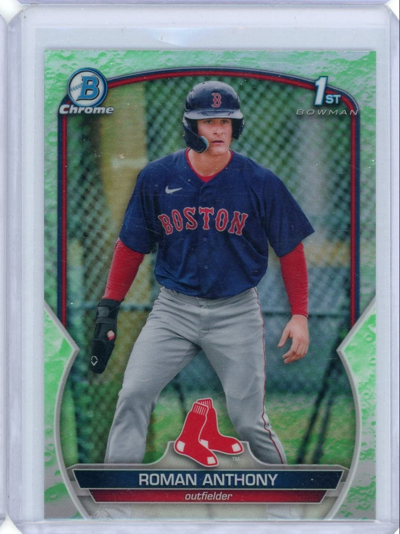 Roman Anthony 2023 Bowman Chrome 1st Bowman Aqua Refractor