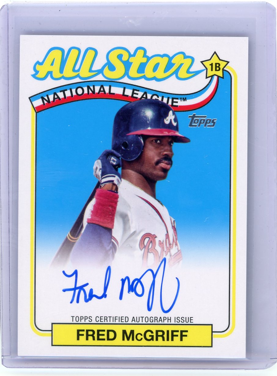 Fred McGriff 2024 Topps 1989 All-Stars Autograph
