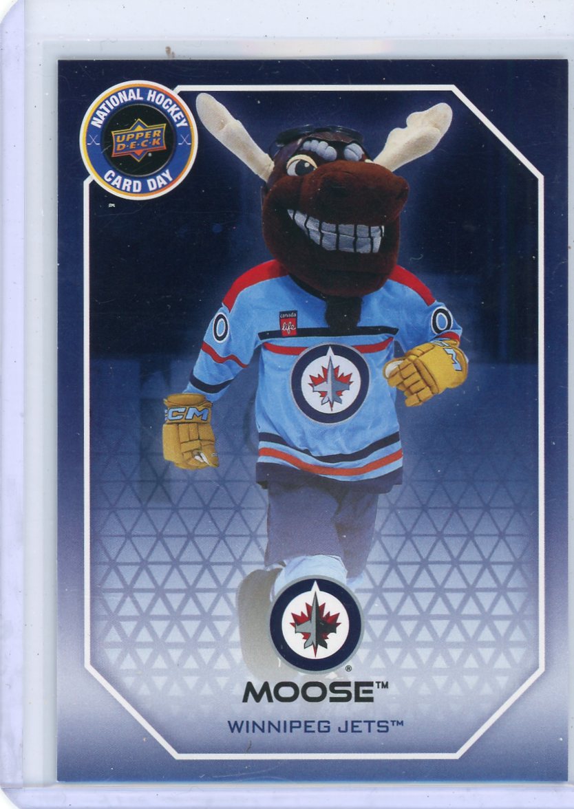 Moose 2024-25 Upper Deck National Hockey Card Day Mascot
