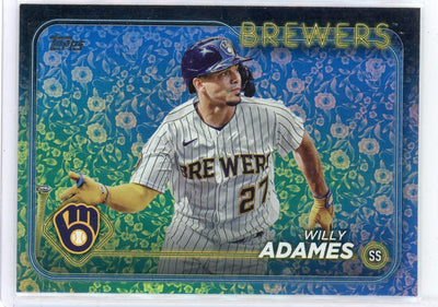 Willy Adames 2024 Topps Easter Holiday flower foil #'d 19/50