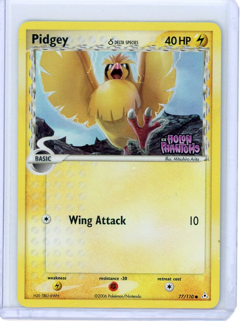 Pidgey 2006 Pokemon EX Holon Phantoms Reverse holo 77/110