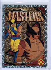 Wolverine 2025 Topps Finest X-Men Masters laser refractor #'d 134/199