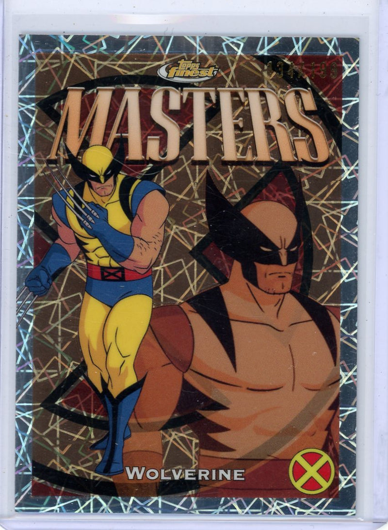 Wolverine 2025 Topps Finest X-Men Masters laser refractor 