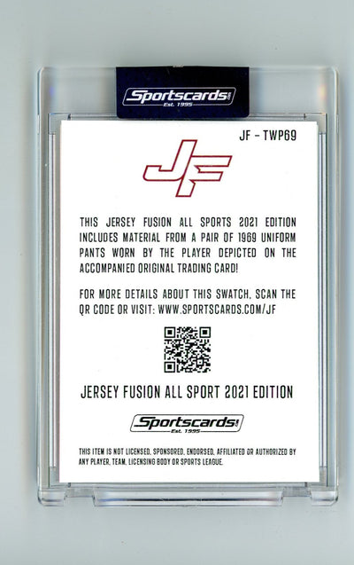 Ted Williams 2021 Jersey Fusion game-used swatch promo /100