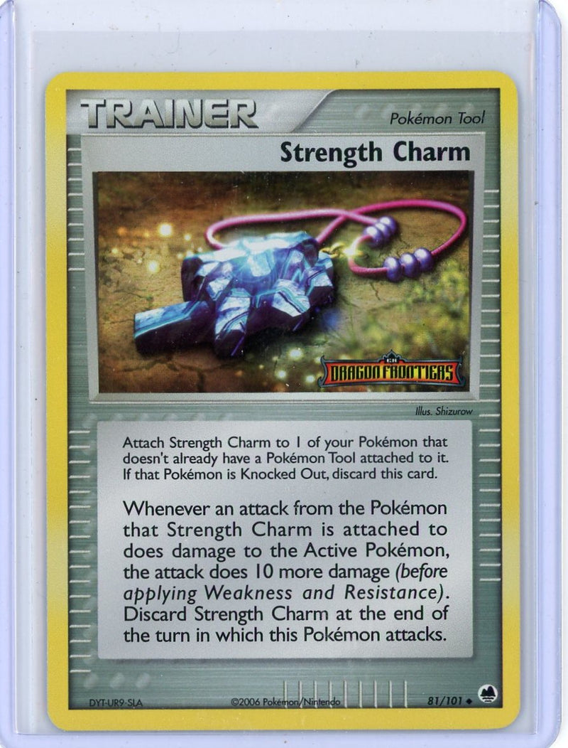 Trainer Strength Charm 2006 Pokemon EX Dragon Frontiers Reverse holo 81/101