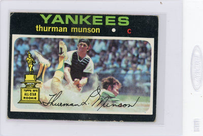 Thurman Munson 1971 Topps #5*