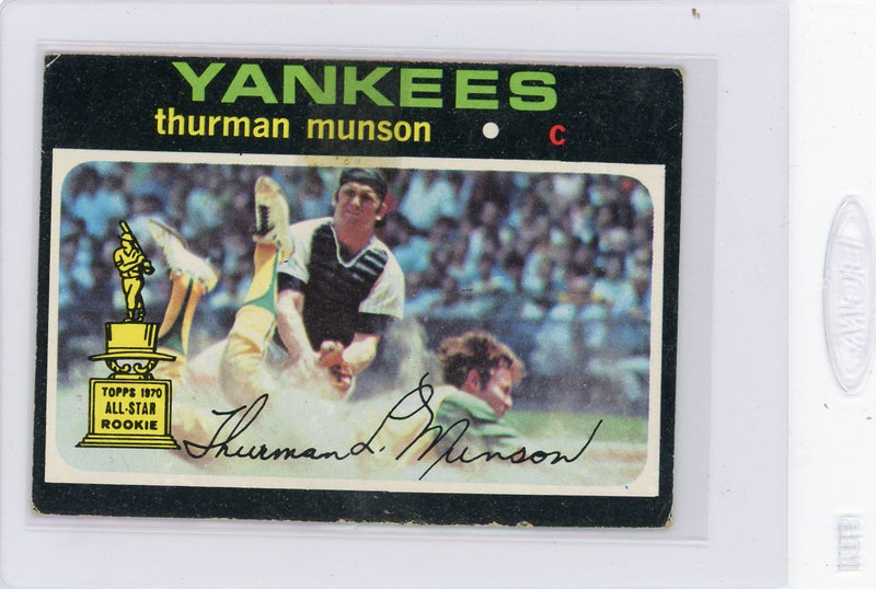 Thurman Munson 1971 Topps 