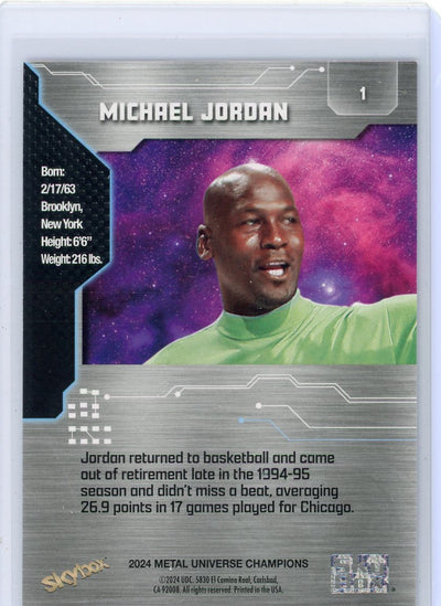 Michael Jordan 2024 Upper Deck Metal Universe #1