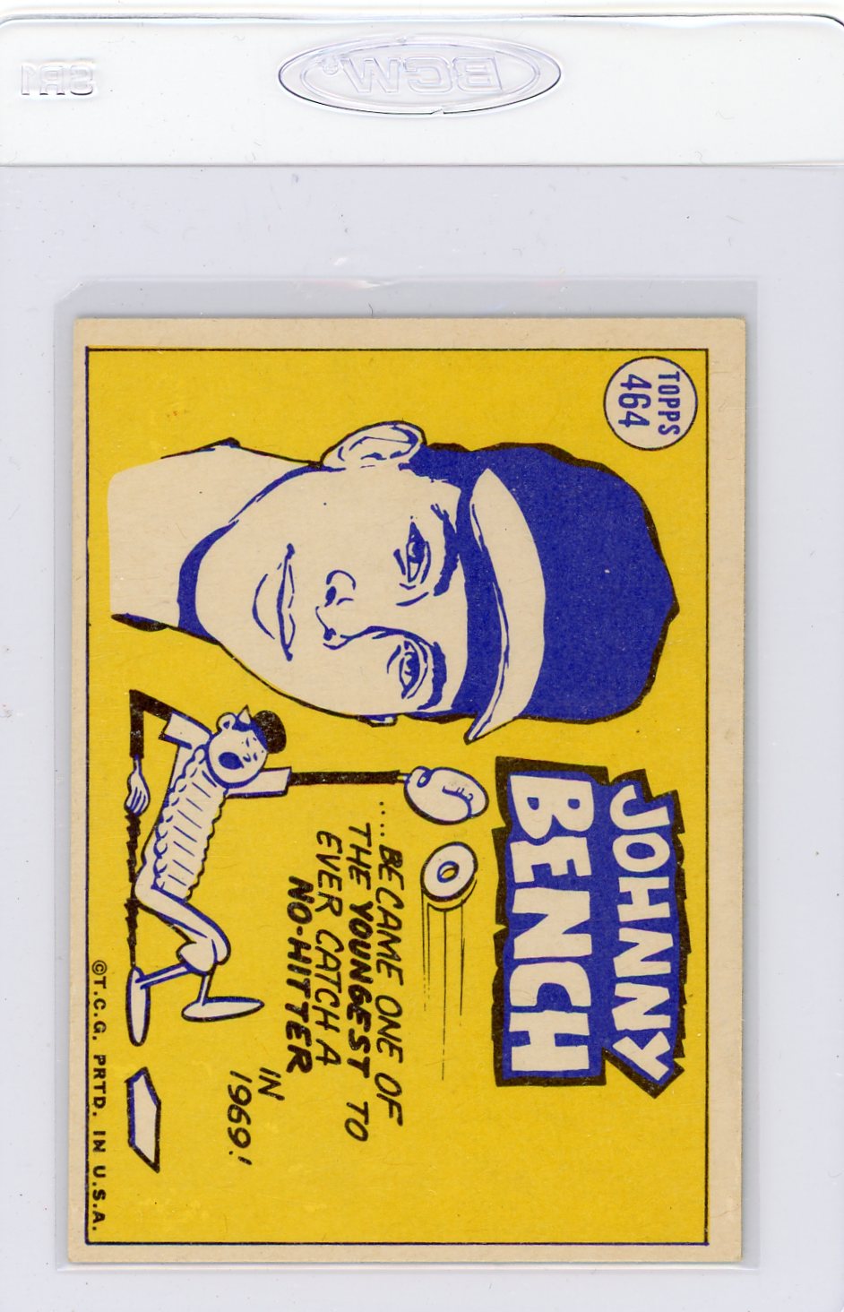 Johnny Bench 1970 Topps Sporting News #464*