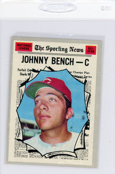 Johnny Bench 1970 Topps Sporting News #464*