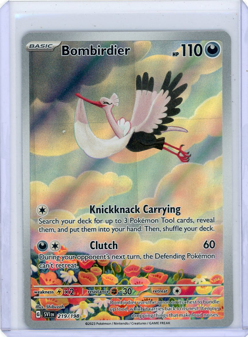 Bombirdier Pokémon Scarlet & Violet Illustration Rare 