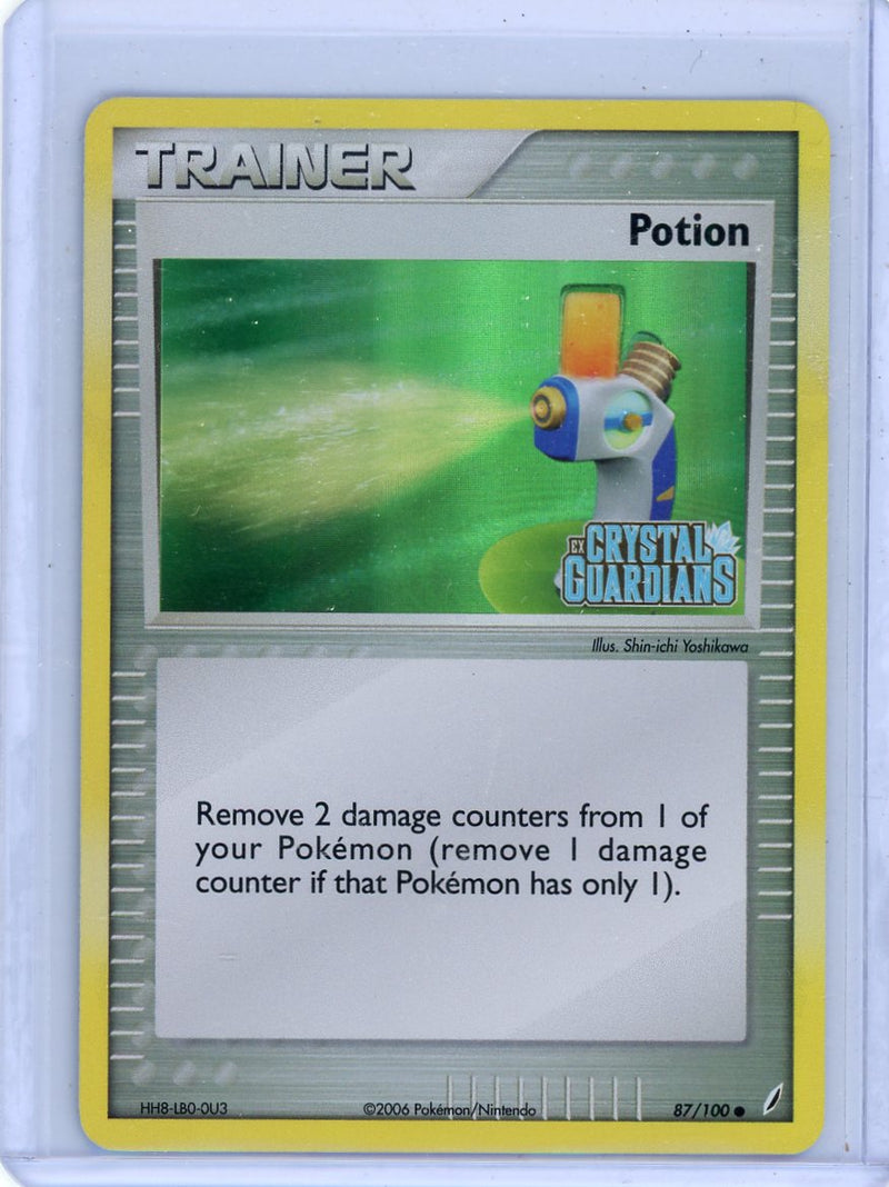 Trainer Potion 2006 Pokemon EX Crystal Guardians Reverse holo 87/100