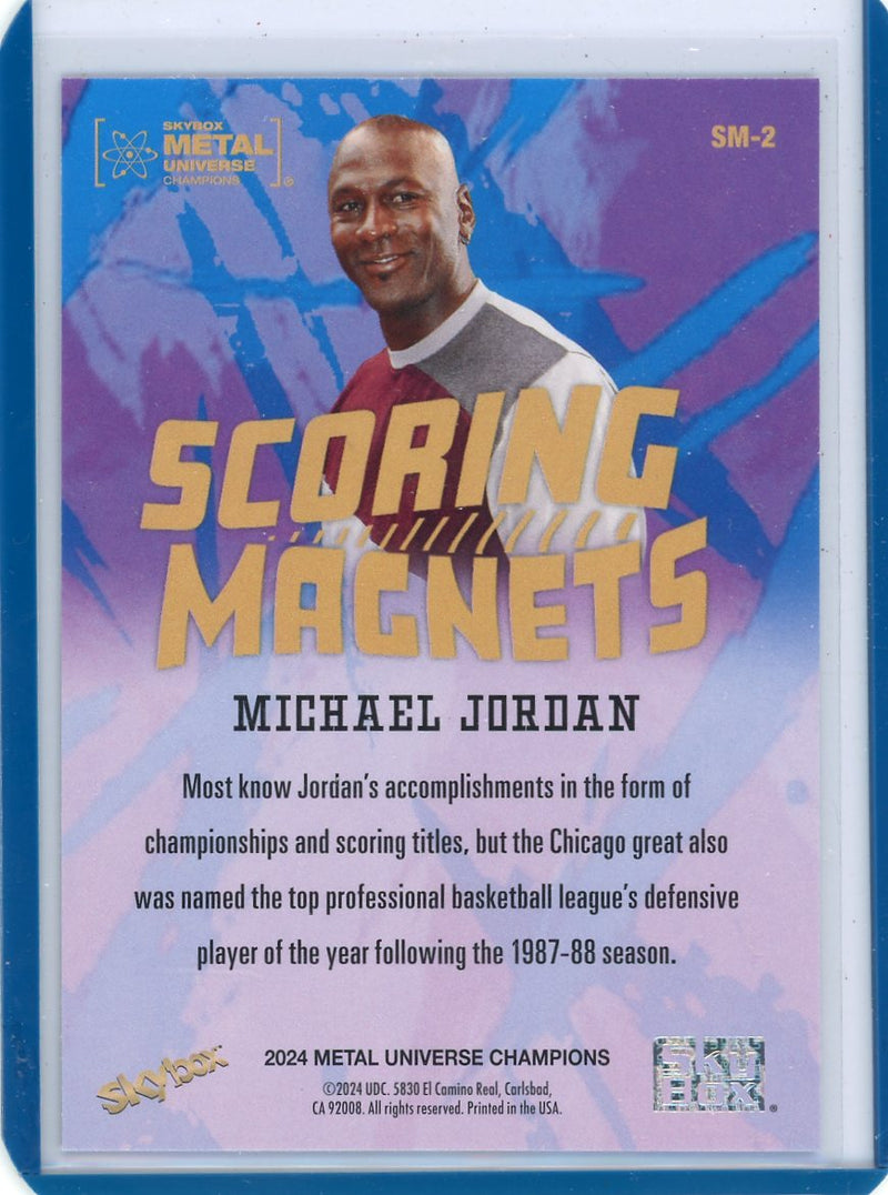 Michael Jordan 2024 Upper Deck Metal Universe Scoring Magnets