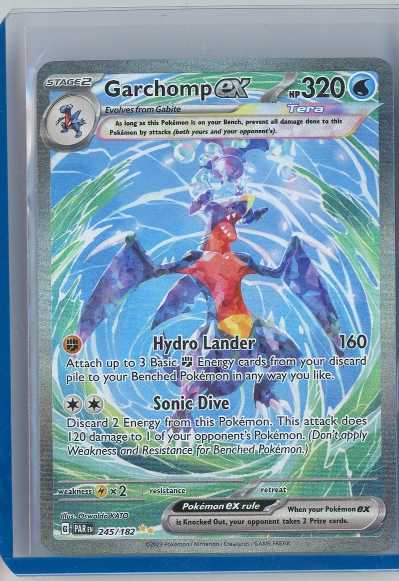 Garchomp EX 2023 Pokemon rare holo 245/182